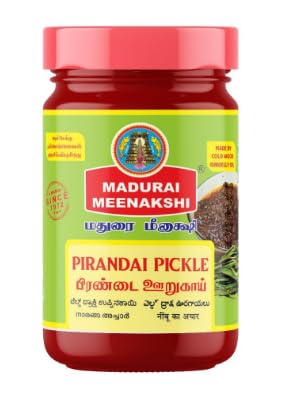 Madurai Meenakshi Pirandai Pickle 200g (Buy 1 & Get 1) | Traditional South Indian Pickle | Homemade Healthy Pirandai Achar | Spicy & Tangy Taste from Tamil Nadu-picture-25