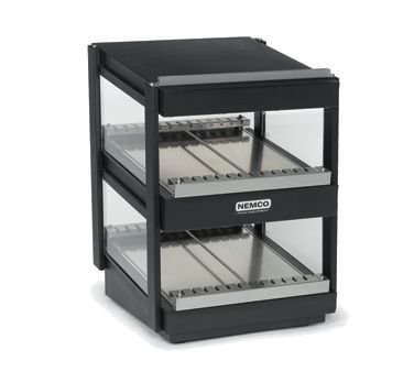 NEMCO SLANTED, DUAL SHELF, 36", BLACK Model 6480-36S-B