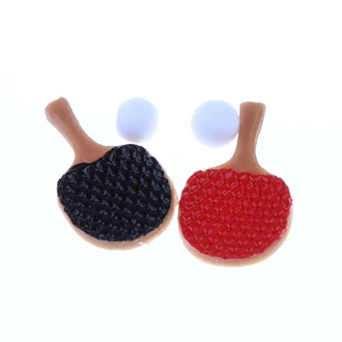 perfk 1/12 Puppenhaus Puppenstube Miniatur Puppenmöbel Pong Sport Spiel Set