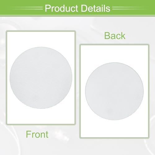 ACROPIX Universal 7 Inch Speaker Grills Mesh for Audio Subwoofer 182x6.5mm Grille without Frame White - Pack of 4 by ACROPIX - Image 8