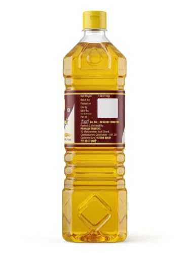 Image of MITVIK 100% Pure Cold Pressed Sesame /Gingelly Oil | Traditional Cold Pressed Sesame Oil | Unrefined & Naturally Filtered | No Chemicals or Preservatives | Rich Aroma for Everyday Cooking. (1 Ltr)