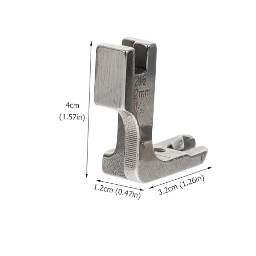3 Pzas Pie Prensatelas Dobladillo Industrial Acero miniatura 2