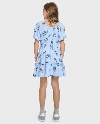 Image of The Children's Place girls Floral Smocked Babydoll Dress