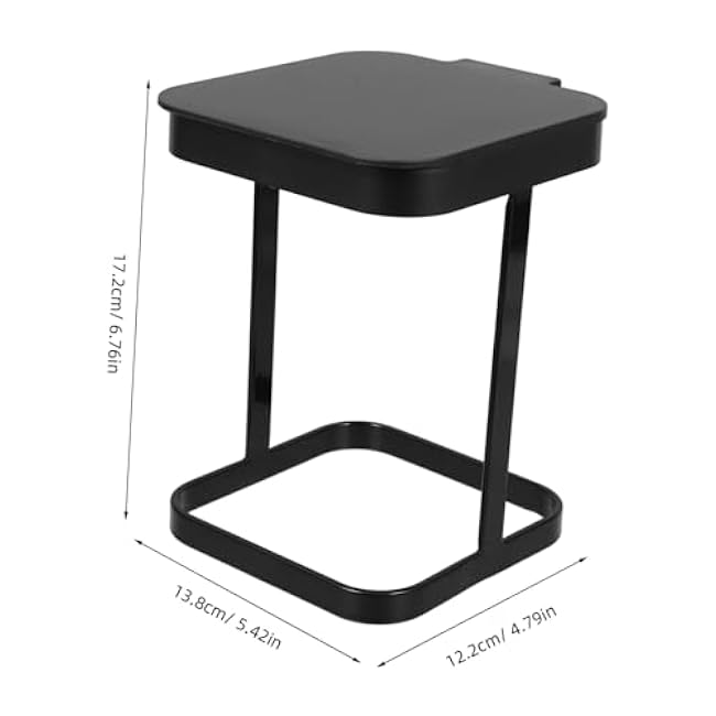 Compact Countertop Trash Bag Holder Rack Small Garbage Bag Stand for Kitchen Office and Living Room Sturdy Design for Easy Cleaning Space-Saving Organizer for Indoor Use