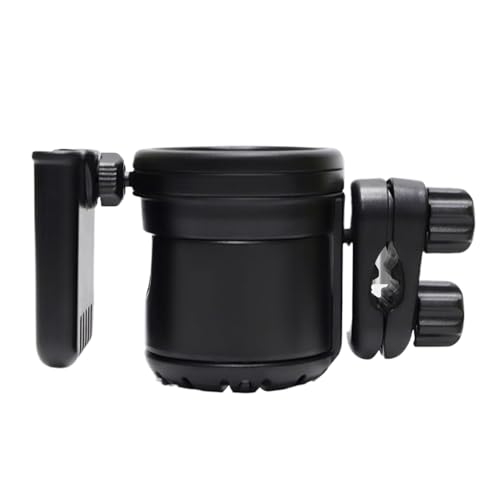 Porte-gobelet pour poussette universel et rotatif à 360 degrés avec son support de téléphone