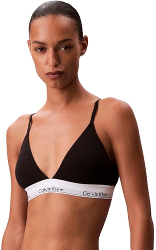Calvin Klein Soutien-Gorge Triangle Femme Lightly Lined avec Basque Élastique, Noir (Black(Ub1)), M