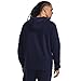 Under Armour Men's Rival Fleece Full Zip Hoodie, (410) Midnight Navy / / White, X-Large