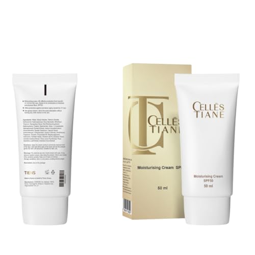 Tiens CELLES TIANE Crema solar SPF50 – 50 ml | Banda ancha Protección UVA/UVB | Hidratante y Reforzante de la Piel | Textura ligera, sin película blanca