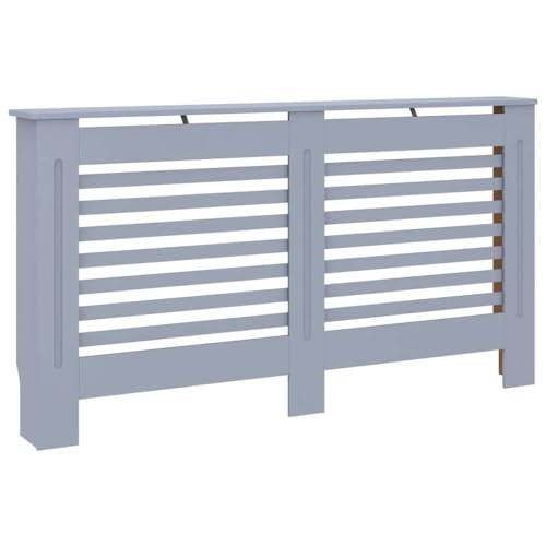 Mueble tapa de calefacción con estante para adornos en salón 2