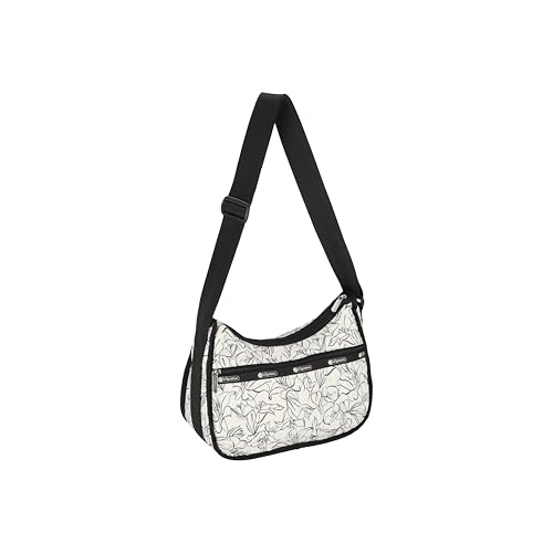 LeSportsac Hobo Bag (Sketched Floral Ivory)2