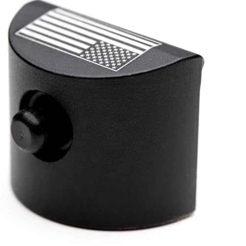 BASTION for Glock Models G17, 19, 24, 31, 32, 34, 35, 37, 38 Gen 1-3 | Laser Engraved Replacement Aluminum Grip Frame Insert Plug (USA Flag) by BASTION - Used condition - Image 2