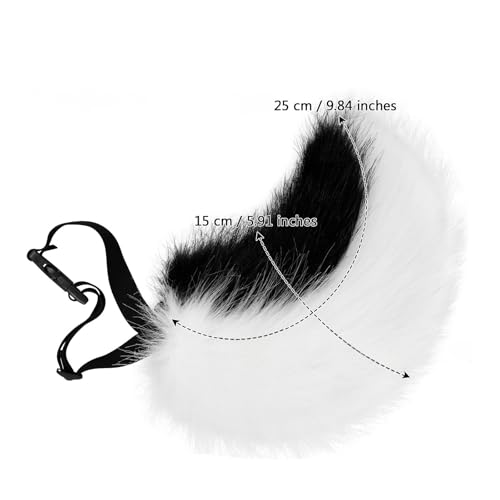Queue en peluche flexible avec construction solide pour déguisement - 3