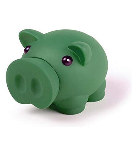 BigBuy Gadget Spaarpot Little Pig, groen, klein - Afbeelding 3