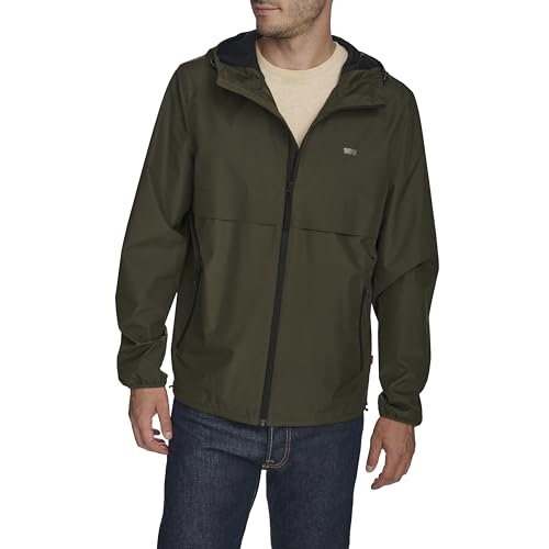Image of Levi's Men's Hooded Rain Jacket & Windbreaker