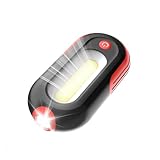 緊急用懐中電灯 - 非常用ライト、充電式 400ルーメン コンパクトEDCライト（スポットライト＆COBフラッドライト搭載）、磁気ベース・スマートモードメモリ機能・7時間連続駆動 - キャンプ、ハイキング、家庭用防災に最適