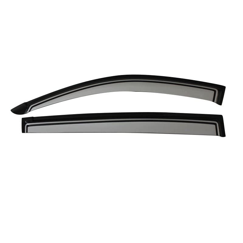 Deflectores Viento Deflector Lluvia Ventana Contra La Lluvia Para Para Triton MQ MR L200 2015-2021 Visera Ventana Puerta Protector Contra Lluvia Viento Deflectores Ventanas Laterales(Sliver)