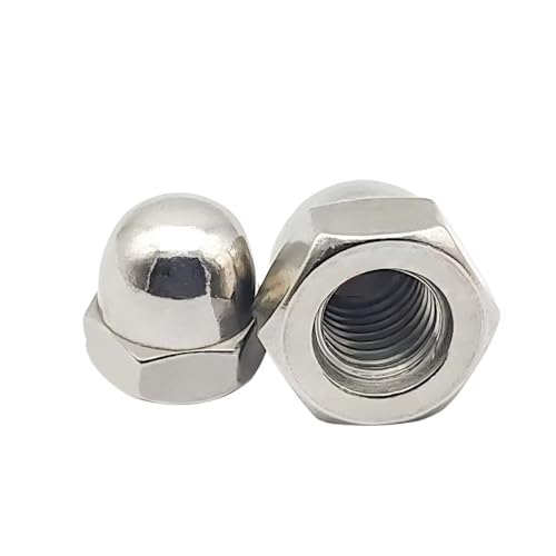 SYDARSYN M16 Dome Cap Nut 304 Stainless Steel Acorn Nuts M16 (3 pcs), Silver - Image 2