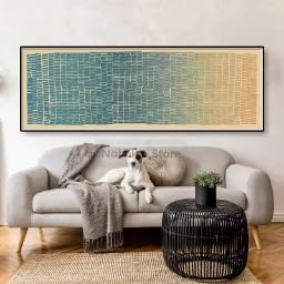 Dégradé de couleurs funky pour une décoration murale joyeuse
