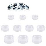 YOLUFER 10 Pcs Curved Ring Silicone Mould for Resin, Crystal Epoxy Mold Jewelry Rings Resin for DIY...