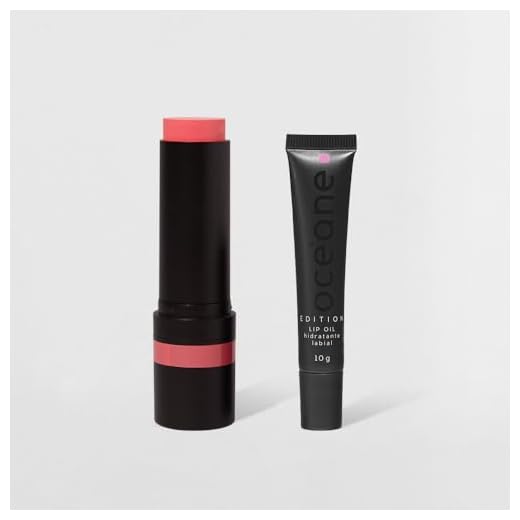 Kit Blush em Bastão Rosa Claro + Lip Oil Rosa Océane Edition (2 Produtos)
