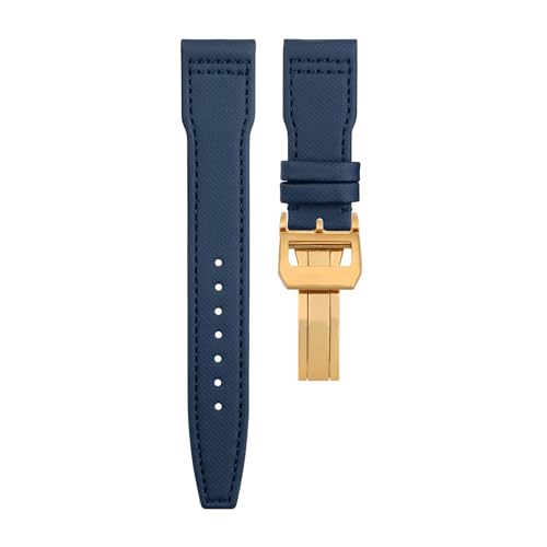 Bracelet de montre 21 mm en cuir nylon compatible IWC Portugieser