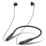 Nakamichi ネックバンド型イヤホン Bluetooth 5.4 マイク内蔵 マグネット付き 首掛け型 マルチポイント 約10時間再生 インナーイヤー型イヤホン 通勤通学/出張/ランニング MY MUSIC HUE-DAISY