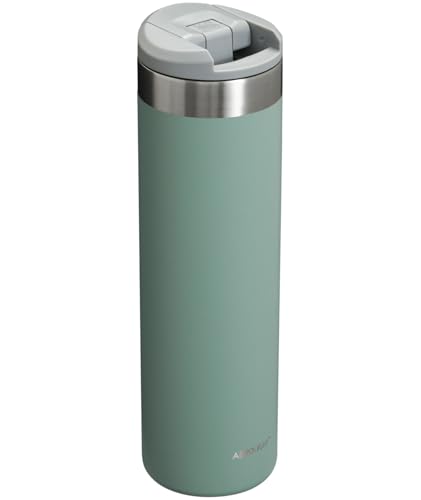 Image of Stanley AeroLight Transit Bottle 20 oz | Locking Drink Through Lid | Leak Resistant Water Bottle or Coffee Travel Mug | Lightweight Insulated Stainless Steel | BPA-Free | Shale