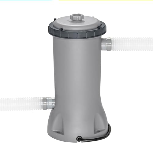 Bestway Flowclear 530 Gallons Per Hour 120 Volt Above Ground Swimming Pool Water Filter Pump Cartridge with Automatic Shut Off Timer