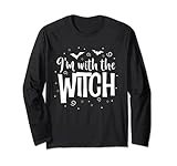 Photo Gallery im with the witch halloween coppia fidanzato costume maglia a manica Photo Gallery im with the witch halloween coppia fidanzato costume maglia a manica