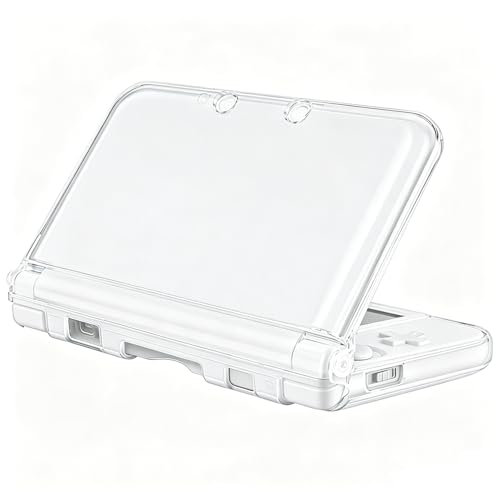 KlsyChry Transparent Hard Shell Case Cover Compatible with Nintendo 3DS XL / LL, Replacement Protective 3DS XL Crystal Clear Housing Case (Not Compatible with The New Version)