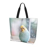 [ROOZEE] インコ ペンケース エコバッグ 漫画 折りたたみ 買い物袋 ショッピングバッグ コンビニバッグ コンパクト 防水 軽量 ポケットサイズ コンビニ用 人気 グッズ 雑貨 アニメ