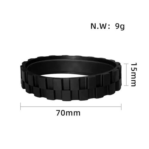 Correa de rueda para aspiradora Xiaomi y Roborock pack de 4 gomas de repuesto 3