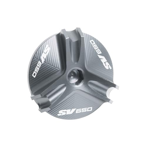 Bouchon huile moteur SV650 en alu CNC pour balades moto