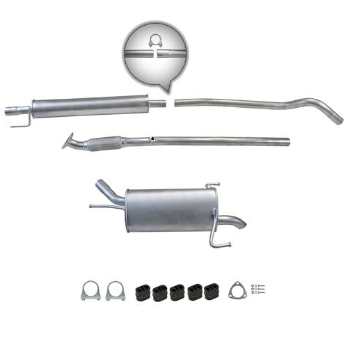 Ferroz Auspuff Komplettanlage für Opel Corsa C 1.2/1.4 16V (2000–2006) – Ersatz Abgasanlage, Neu & montagefertig