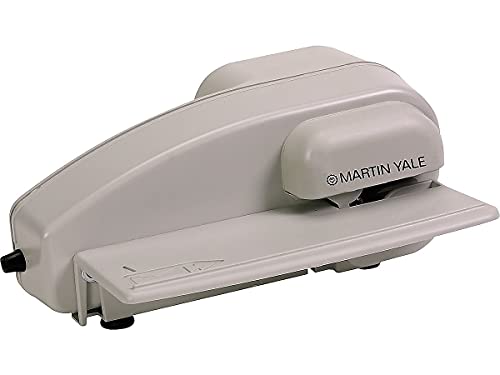 Martin Yale 1616 Desktop Letter Opener, Easy One-hand Operation, Automatically Feeds and Opens Up To 3,000 Envelopes per Hour, Accepts Standard-sized Business Envelopes, Fully Enclosed Blades