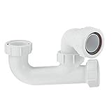 MCALPINE BATH TRAP 40MM WHITE SM10