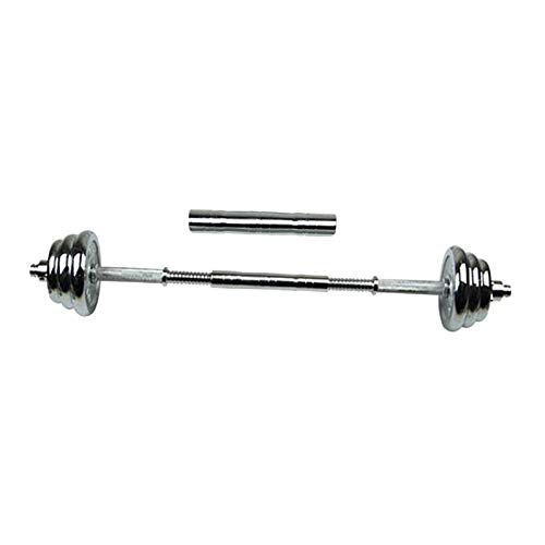 Barra de extensión para mancuernas roscada de 40cm ajustable para entrenamiento de musculación