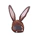 SOIMISS Kaninchen Ohren Hut Neuheit Lustige Plüsch Hase Ohren Kappe Kopfbedeckung Neujahr Geburtstag Ostern Karneval Fasching Kaninchen Cosplay Kostüm Foto Booth Requisiten Braun