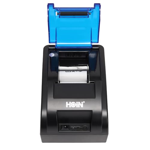 Image of HOIN 58mm (2 Inch) Bluetooth + USB Thermal Receipt Printer | Compatible with ESC /POS Print Billing Invoice | Mobile Printing - (No Battery Backup) .1 Year Warranty.