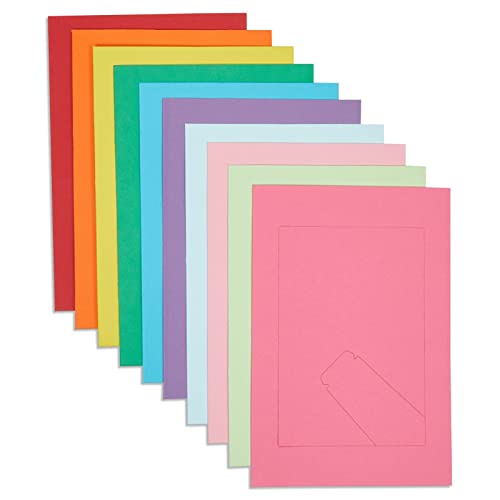 Juvale LJ-AQIXK-052919-10-1 50 Pack Colorful 4X6 Paper Picture Frames thumb #5
