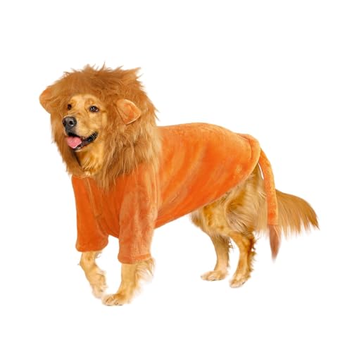 Nacoco SZBSZ24 Dog Halloween Lion Costume cover