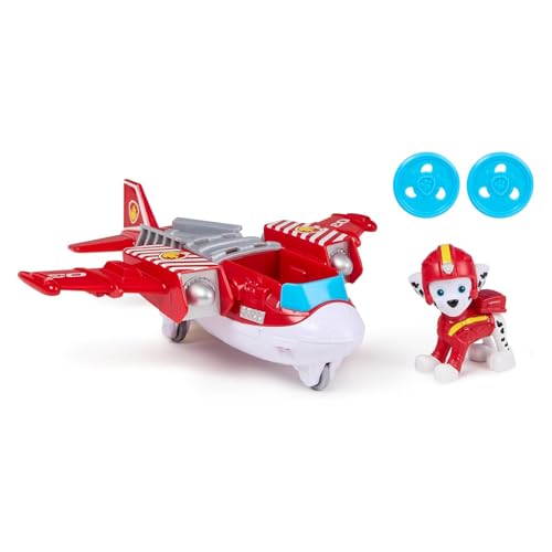 PAW PATROL Air Rescue - Marshalls Feuerwehrflugzeug mit Geschoss-Abwurf und...