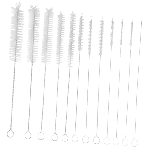 HOODANCOS 1 Set Multi Function Nylon Bottle Brush Cleaner Straw and Tube Cleaning Brush Soft Bristles for and Scratch Cleaning for Water Bottles and Straws