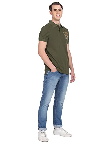 Image of U.S. Polo ASSN. Men Cotton Solid Regular Fit T-Shirt