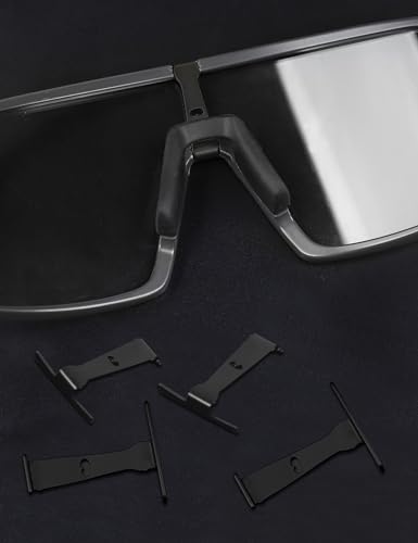 Image of Metallic Replacement Wicket for Oakley Sutro OO9406 /Sutro Asian Fit OO9406A /Sutro S OO9462 Sunglasses - BLACK*4
