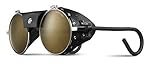 Julbo Vermont Classic Mountain Sunglasses, Chrome/Black Frame - Spectron Brown Lens w/Silver Mirror