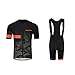 UGLY FROG Kurzarm/Langarm Komplettes Set 2021 Herren Radtrikot Set Fahrrad Trikot Langarm/Kurzarm +Bib Kurze Hosen/Lange Hosen Radhose mit Sitzpolster Frühling, Sommer und Herbst