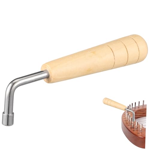 HEMOTON Lyre Tuning Wrench High Hardness Material Ergonomic Design Wrench for Harp and Lyre