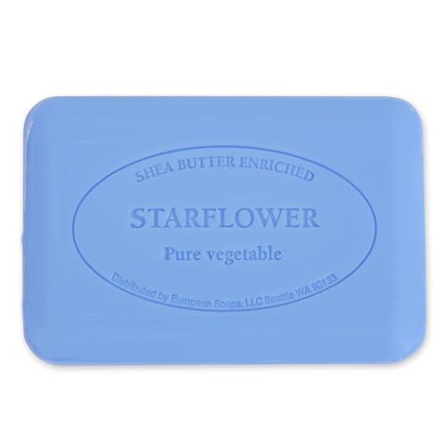 Image of Pre de Provence Artisanal Soap Bar, Enriched with Organic Shea Butter, Natural French Skincare, Quad Milled for Rich Smooth Lather, 8.8 Ounce, Starflower
