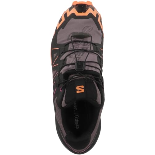 Salomon Speedcross 6 GTX Tênis feminino de corrida em trilha, Paisagem da lua/preto/pássaro do paraí